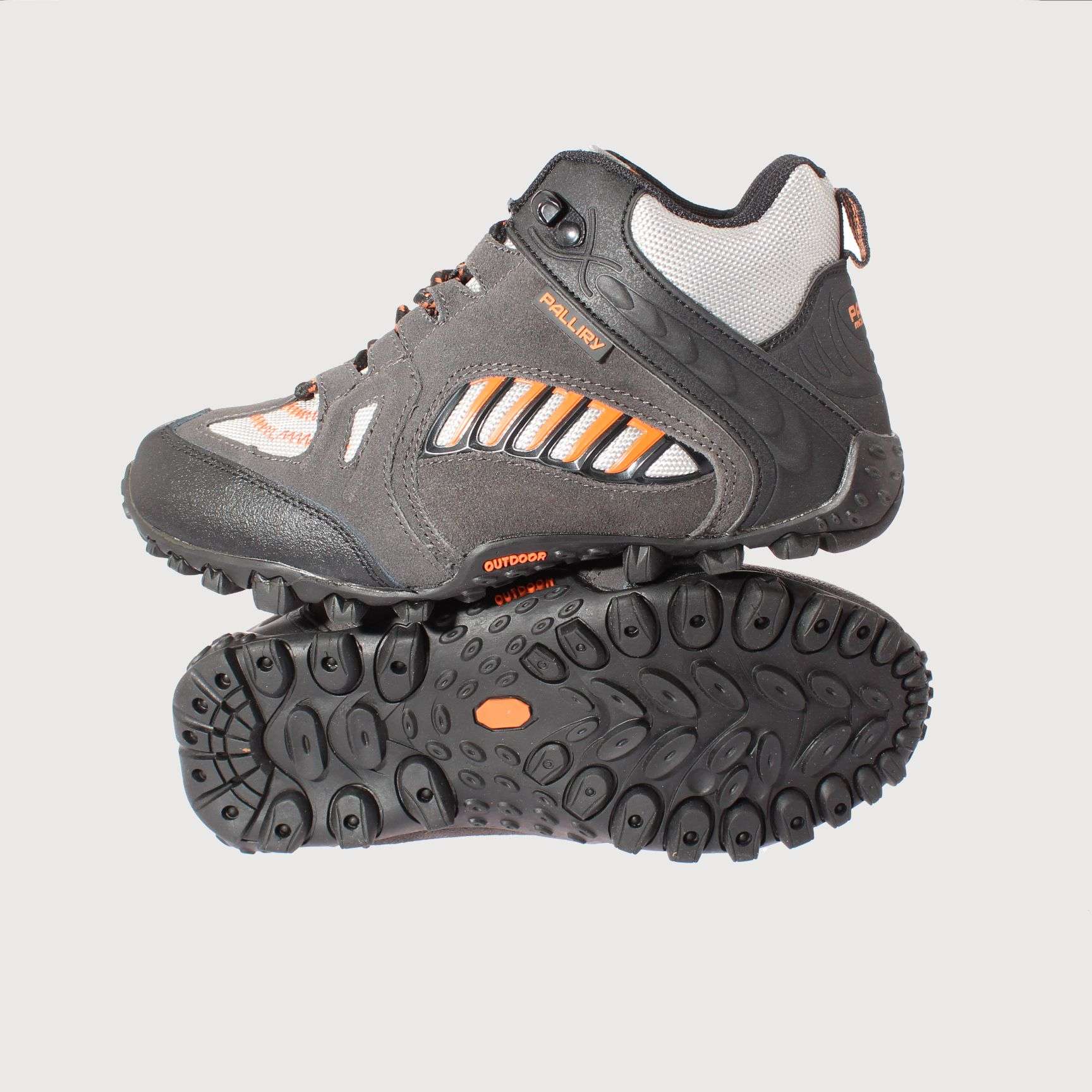 ZAPATILLAS NIÑO VIA FRANCA OUTDOOR GRIS CUERO ART. 3HY01007A - 5