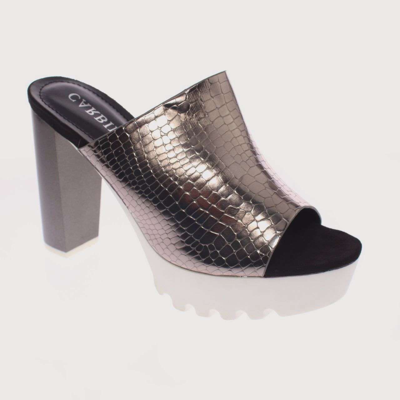 SANDALIAS MUJER VIA FRANCA PLATA CARBIN ART. 5YJ037GON - 4