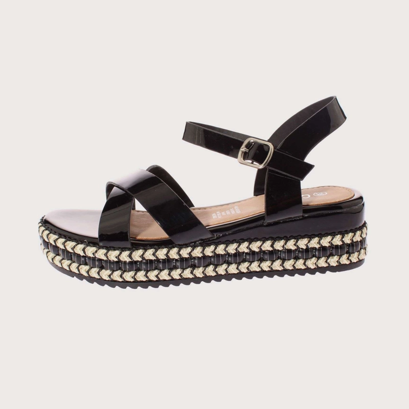 SANDALIA PLATAFORMA NEGRO VIA FRANCA ART. 5K2BLACK - 2