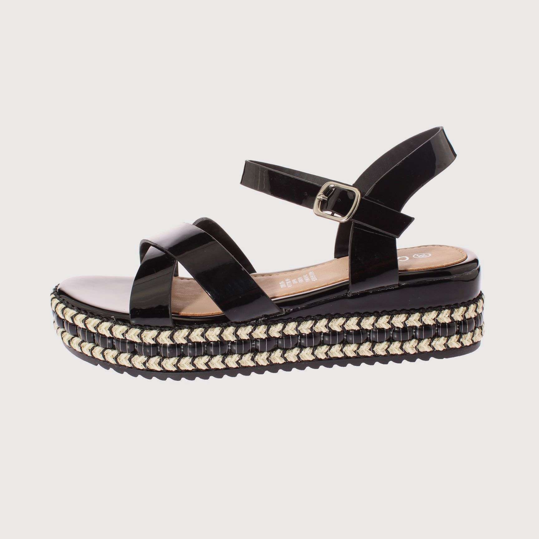 SANDALIA PLATAFORMA NEGRO VIA FRANCA ART. 5K2BLACK - 2