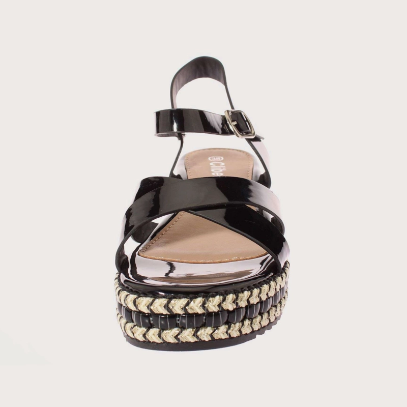 SANDALIA PLATAFORMA NEGRO VIA FRANCA ART. 5K2BLACK - 3
