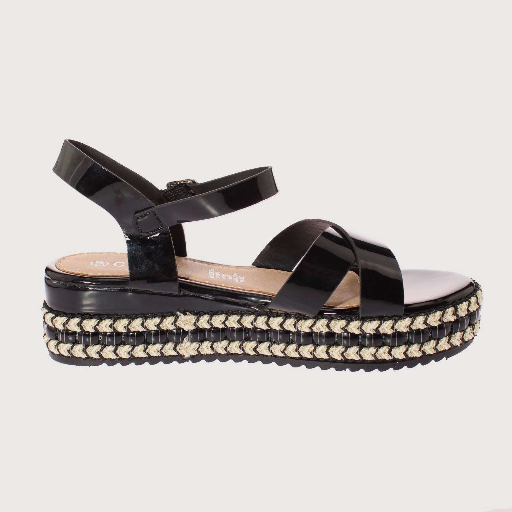 SANDALIA PLATAFORMA NEGRO VIA FRANCA ART. 5K2BLACK - 4