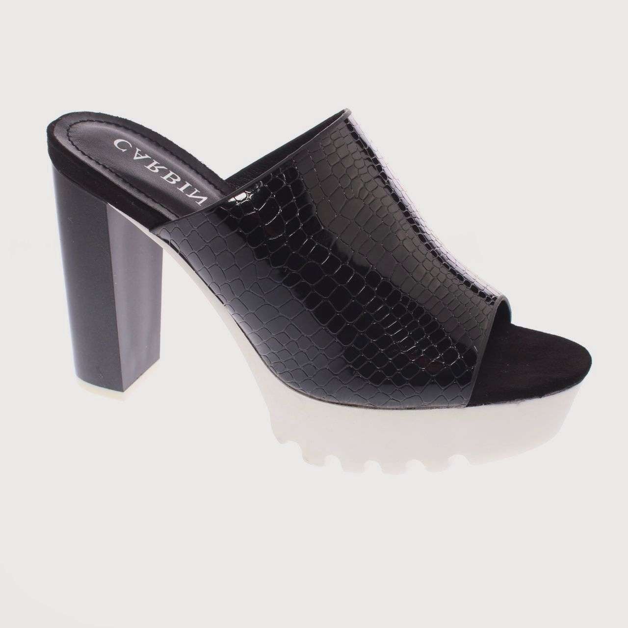 SANDALIAS MUJER VIA FRANCA NEGRO CARBIN ART. 5YJ037 - 1