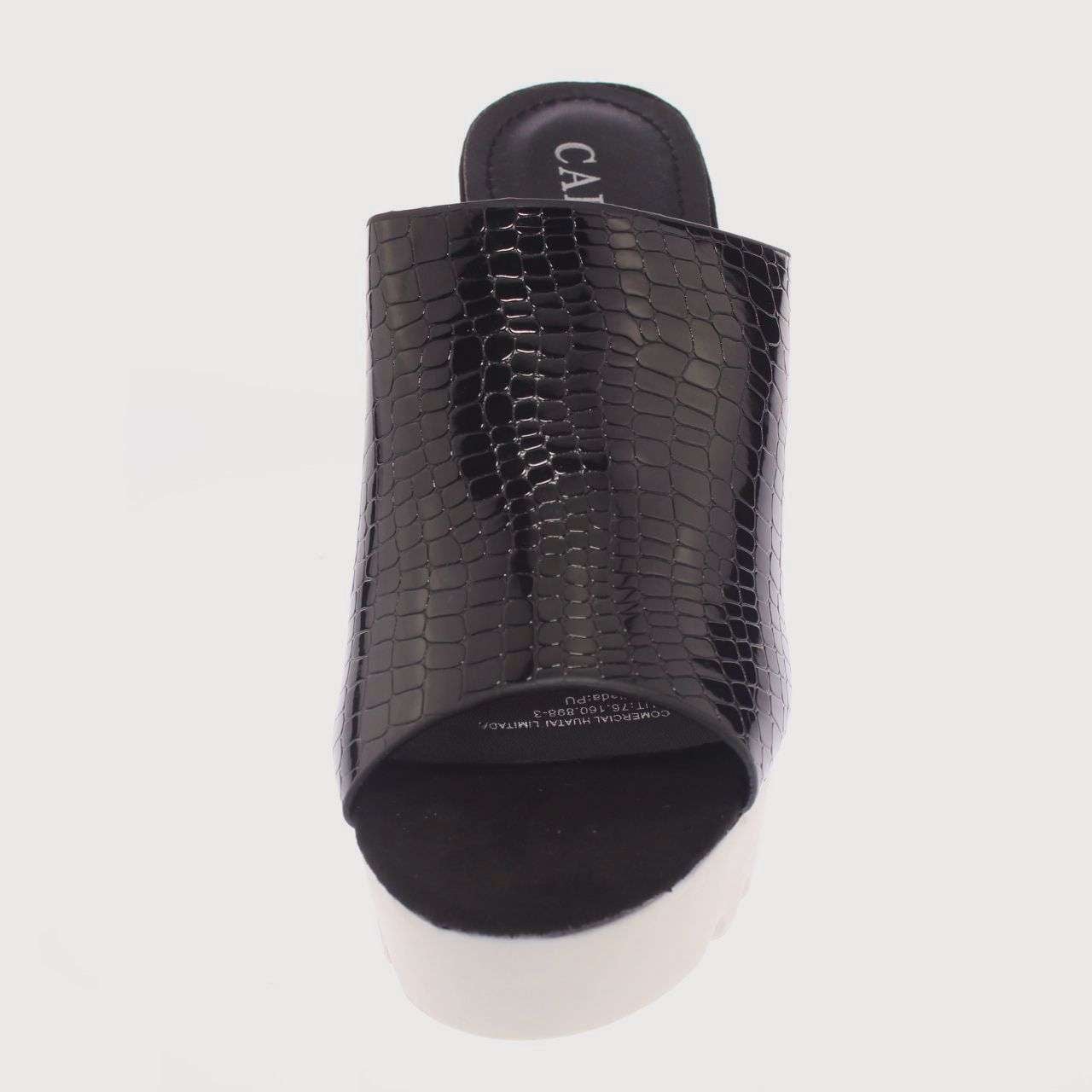 SANDALIAS MUJER VIA FRANCA NEGRO CARBIN ART. 5YJ037 - 3