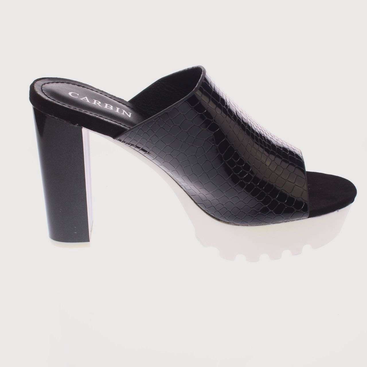 SANDALIAS MUJER VIA FRANCA NEGRO CARBIN ART. 5YJ037 - 4