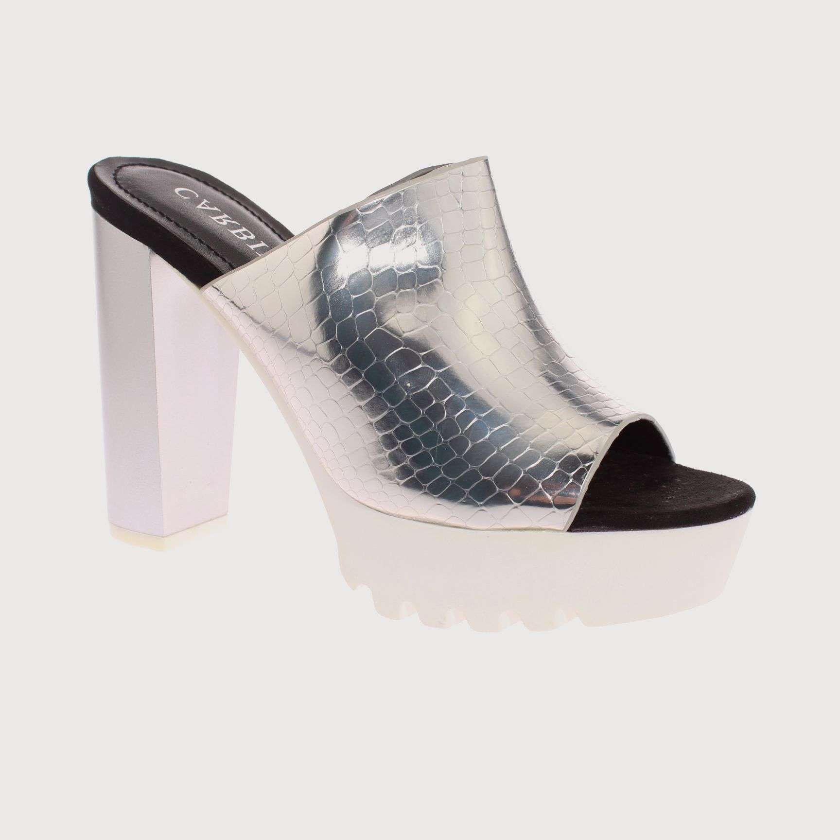 SANDALIAS MUJER VIA FRANCA PLATA CARBIN ART. 5YJ037SILVER - 1