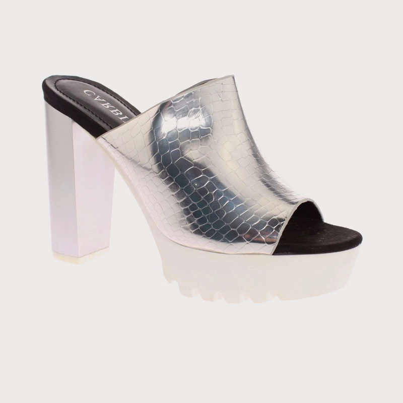 SANDALIAS MUJER VIA FRANCA PLATA CARBIN ART. 5YJ037SILVER - 1