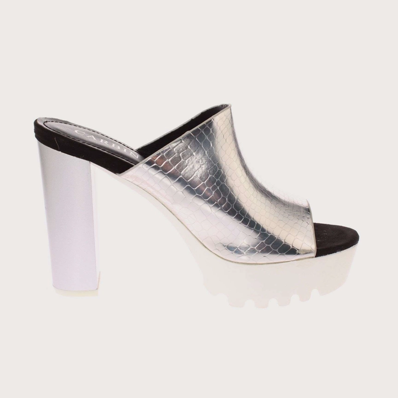 SANDALIAS MUJER VIA FRANCA PLATA CARBIN ART. 5YJ037SILVER - 4
