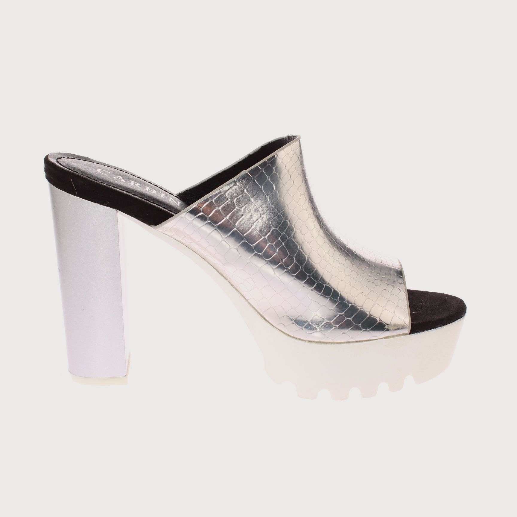 SANDALIAS MUJER VIA FRANCA PLATA CARBIN ART. 5YJ037SILVER - 4