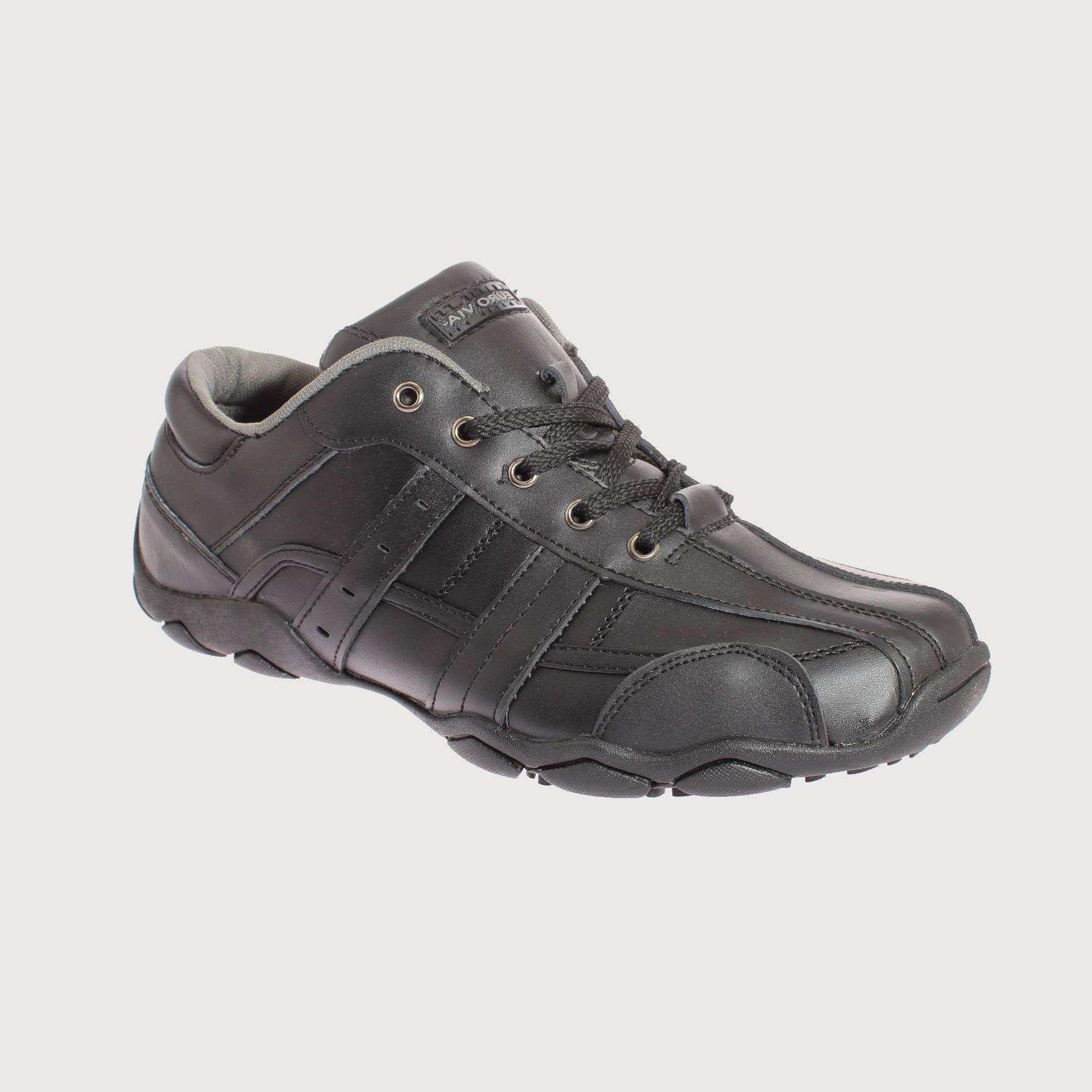 ZAPATILLAS HOMBRE VIA FRANCA ESCOLARES NEGRO CUERO ART. 8RC21328BLACK - 1