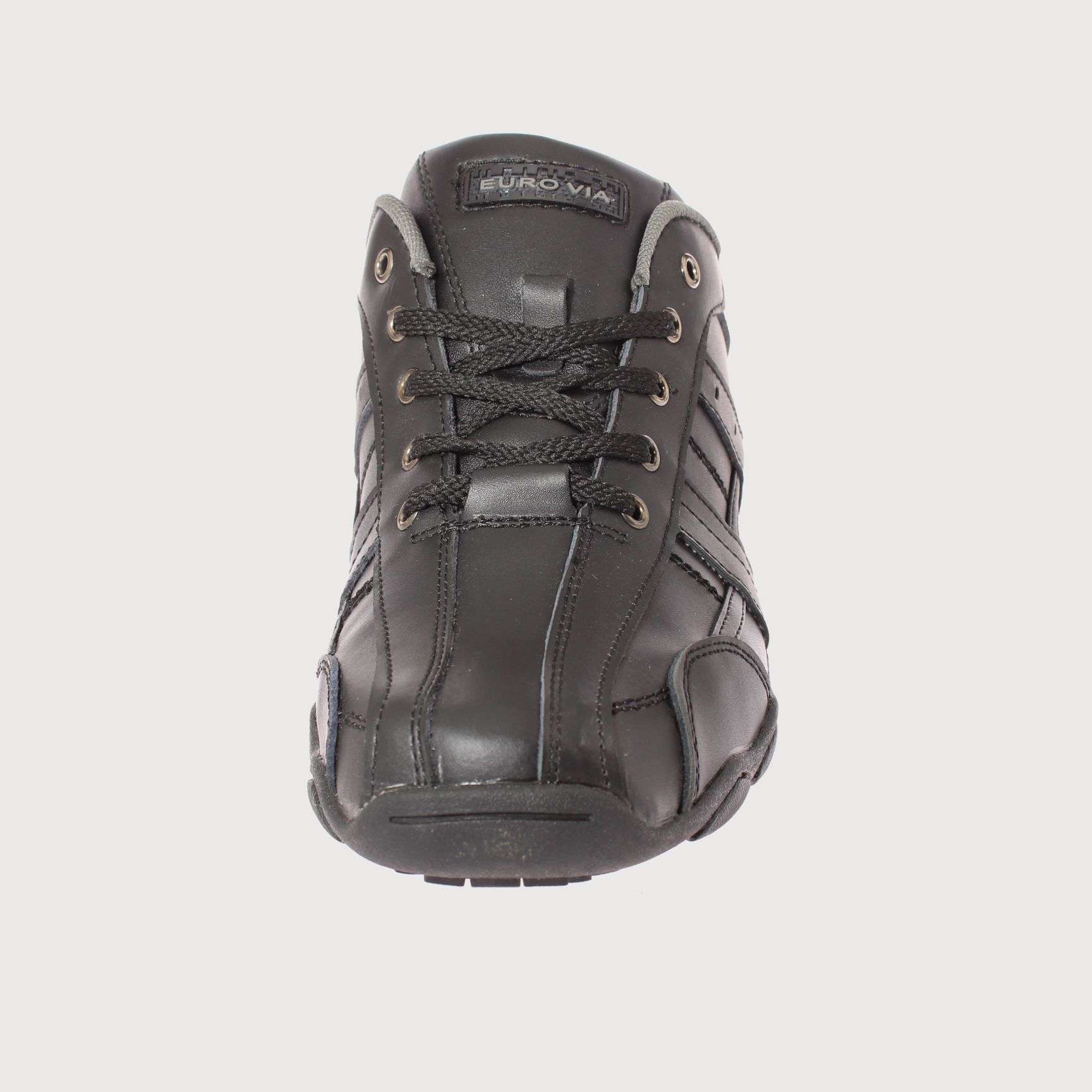 ZAPATILLAS HOMBRE VIA FRANCA ESCOLARES NEGRO CUERO ART. 8RC21328BLACK - 3