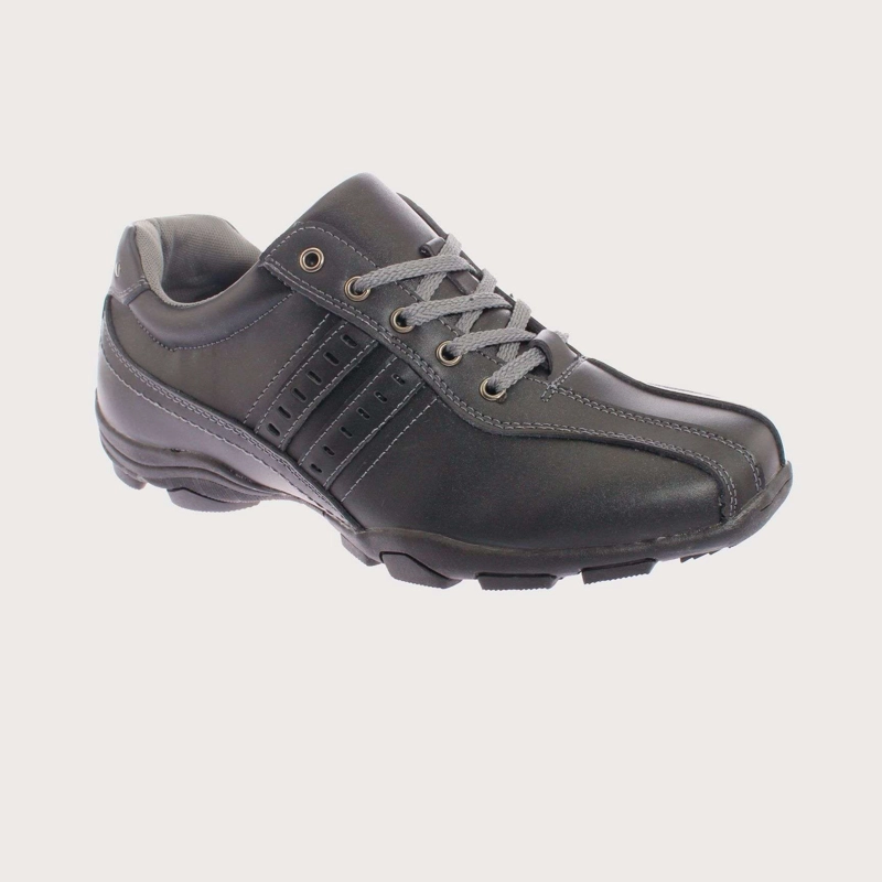ZAPATILLAS HOMBRE VIA FRANCA ESCOLARES NEGRO CUERO ART. 8RC62321BLACK - 1