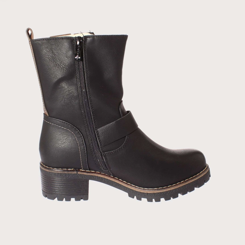 BOTAS MUJER VÍA FRANCA NEGRO ART. 512082416BLACK - 4