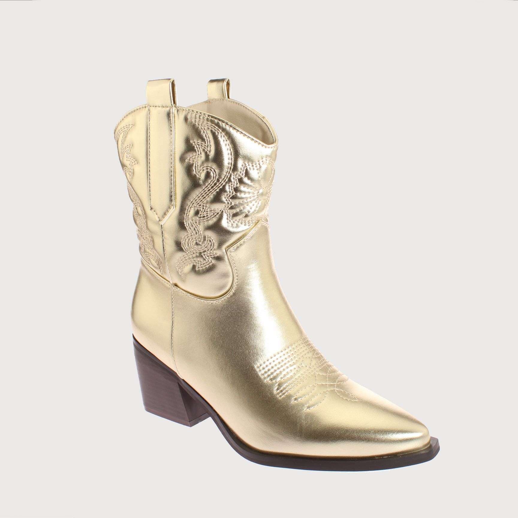 BOTAS MUJER VÍA FRANCA DORADO VAQUERA ANDARINA ART. 5CC248GOLD - 1