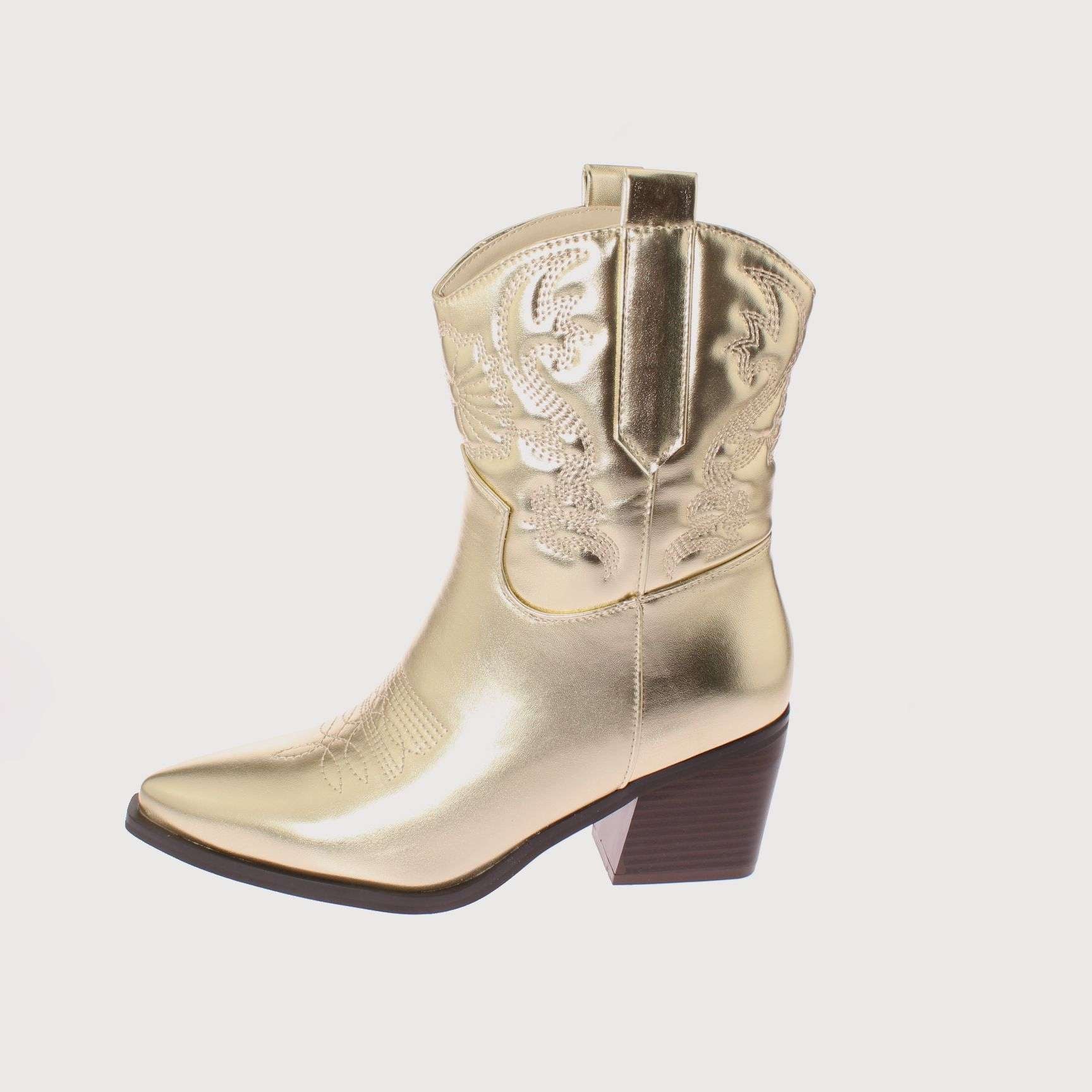 BOTAS MUJER VÍA FRANCA DORADO VAQUERA ANDARINA ART. 5CC248GOLD - 2
