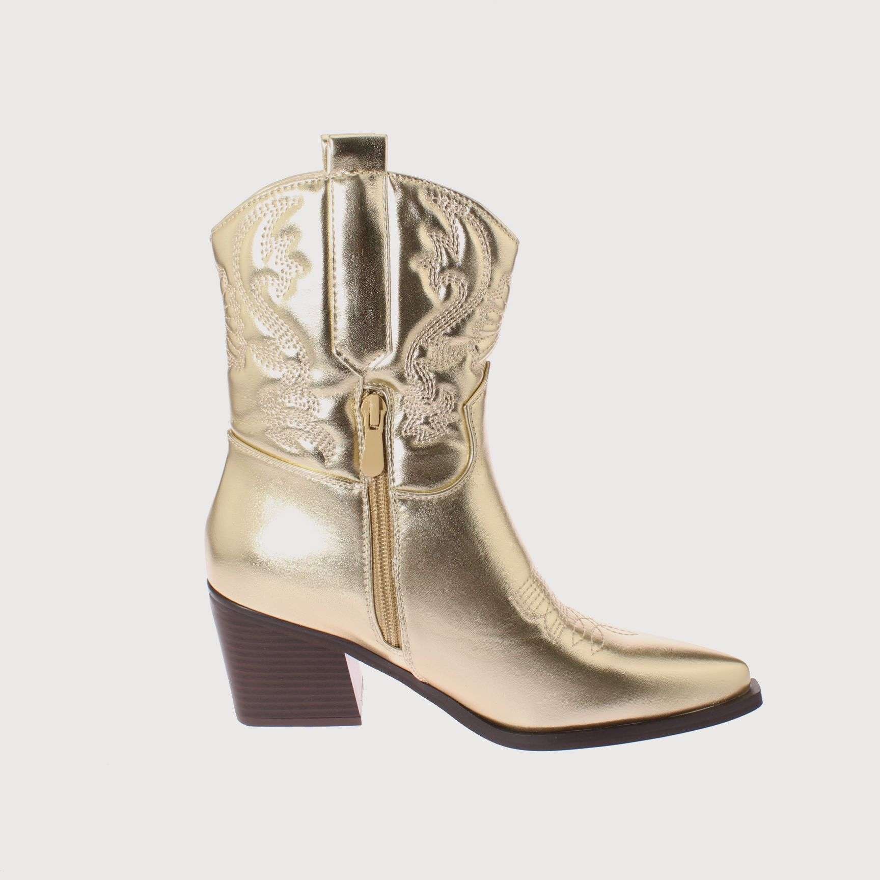 BOTAS MUJER VÍA FRANCA DORADO VAQUERA ANDARINA ART. 5CC248GOLD - 4