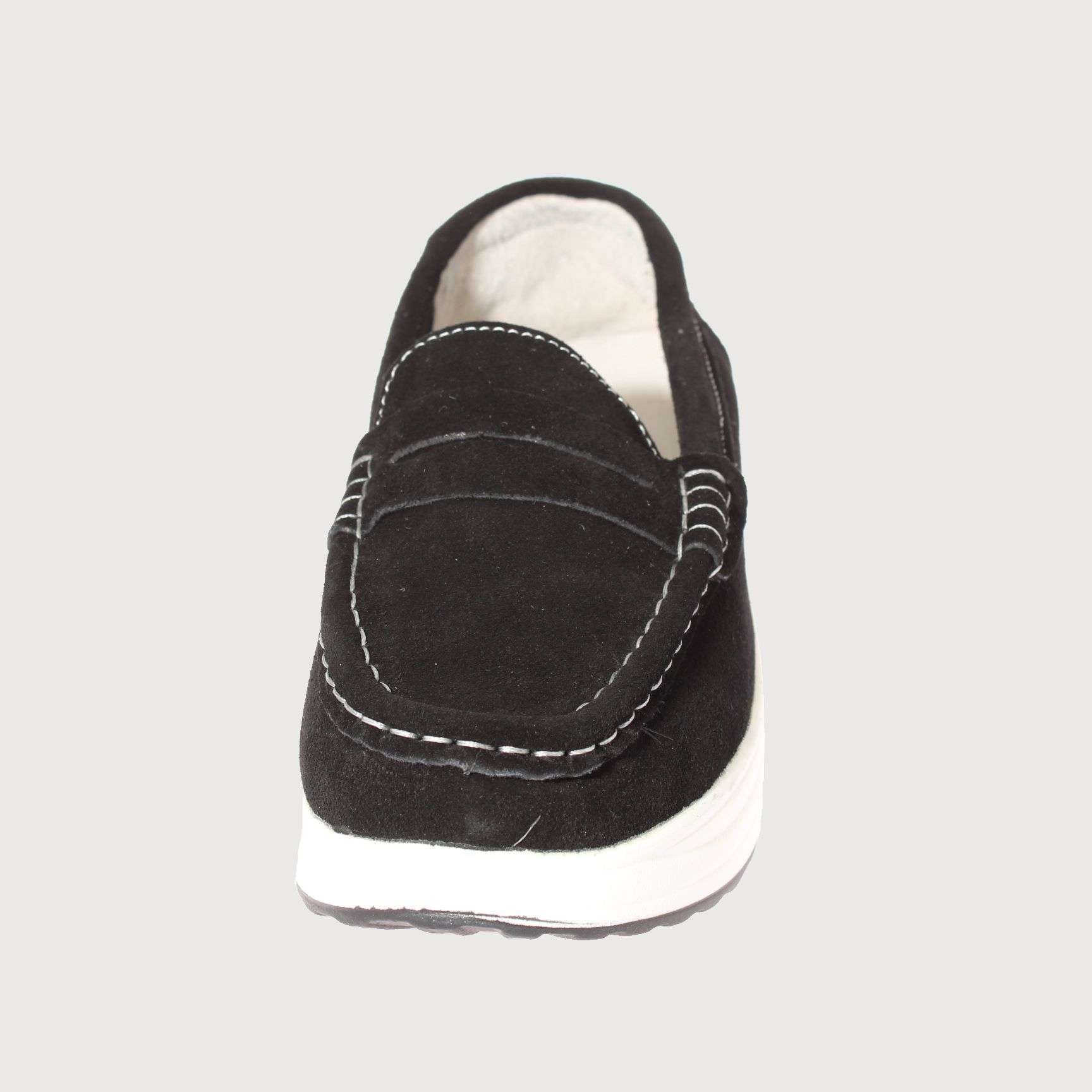 MOCASINES MUJER VIA FRANCA TEXTIL NEGRO CONFORT ART. 52110B31153 - 3
