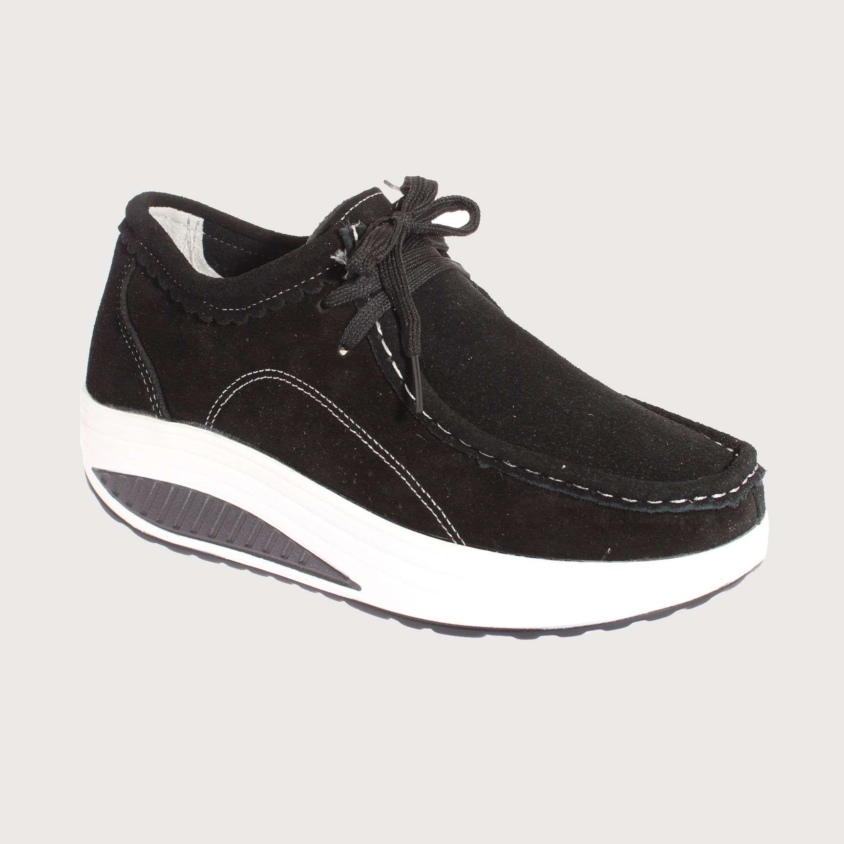 MOCASINES MUJER VIA FRANCA TEXTIL NEGRO CONFORT ART. 52110B31156 - 1