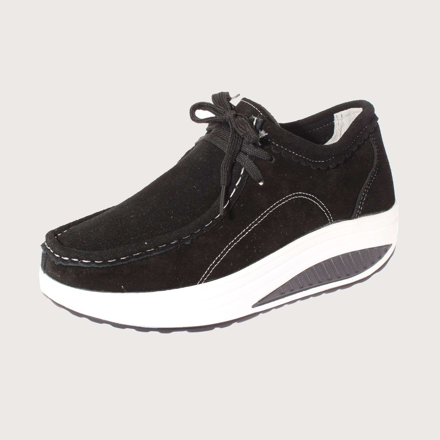 MOCASINES MUJER VIA FRANCA TEXTIL NEGRO CONFORT ART. 52110B31156 - 2