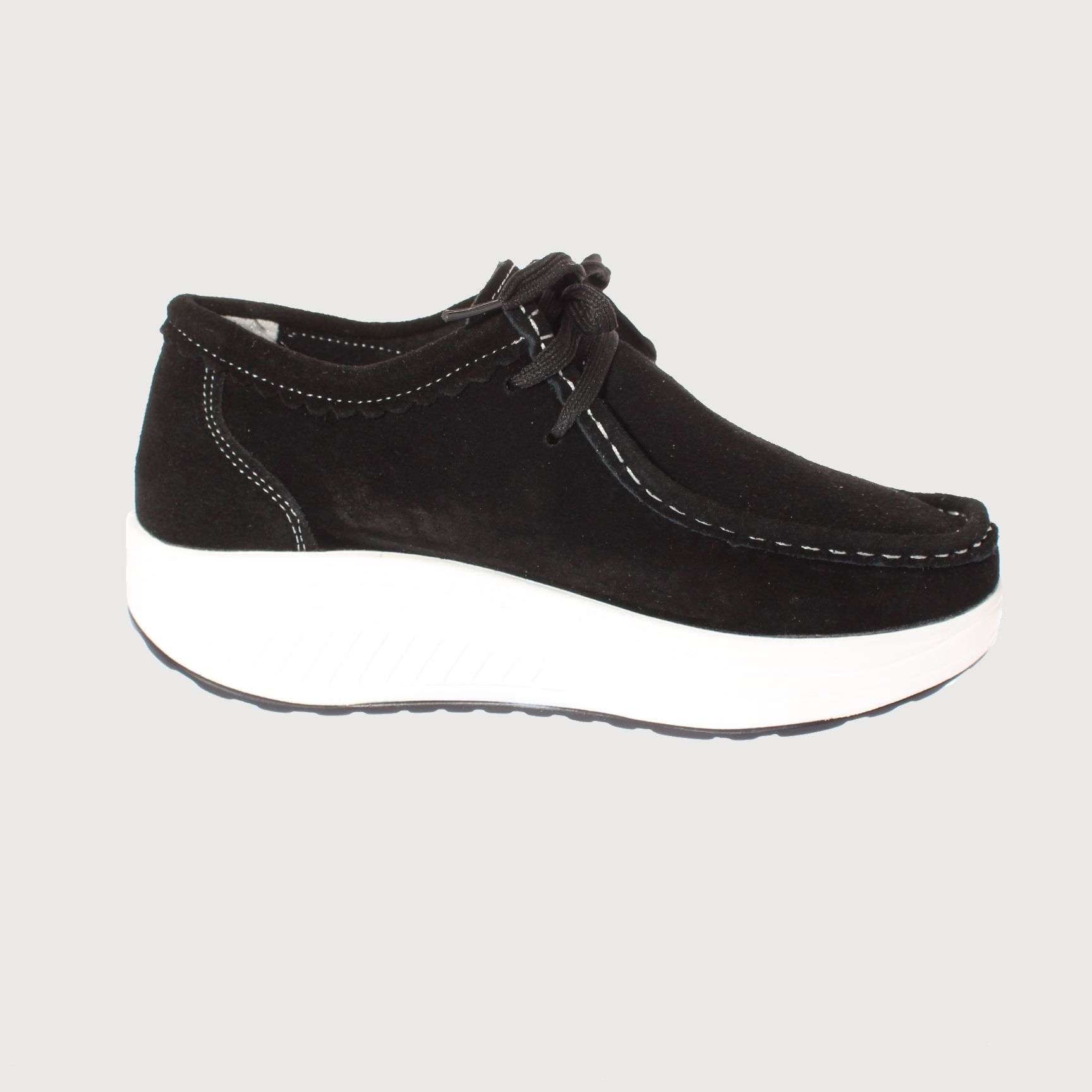 MOCASINES MUJER VIA FRANCA TEXTIL NEGRO CONFORT ART. 52110B31156 - 4