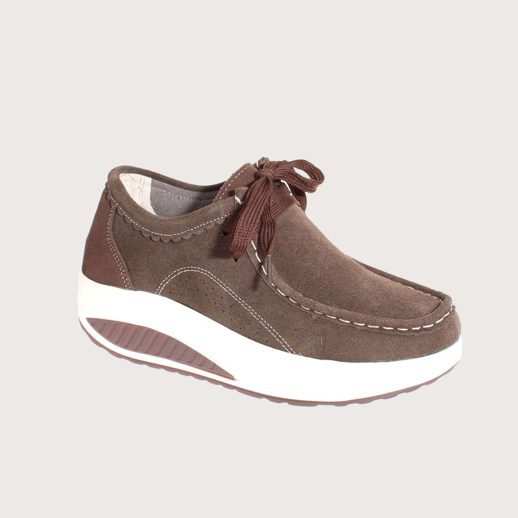 MOCASINES MUJER VIA FRANCA TEXTIL MARRÓN CONFORT ART. 52110B31156D - 1