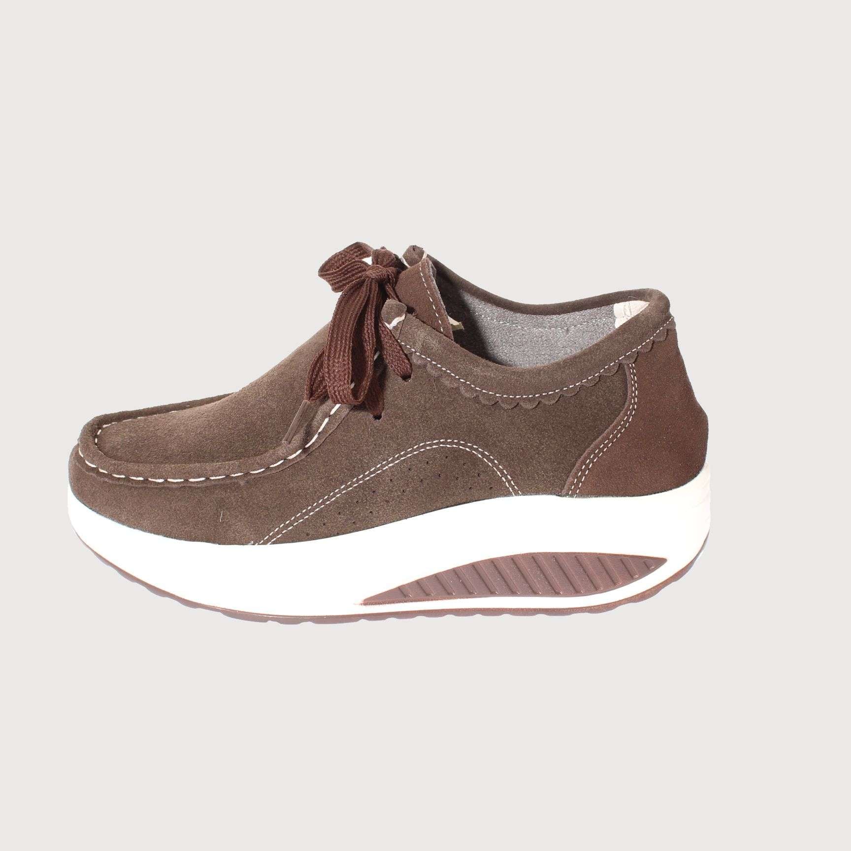 MOCASINES MUJER VIA FRANCA TEXTIL MARRÓN CONFORT ART. 52110B31156D - 2
