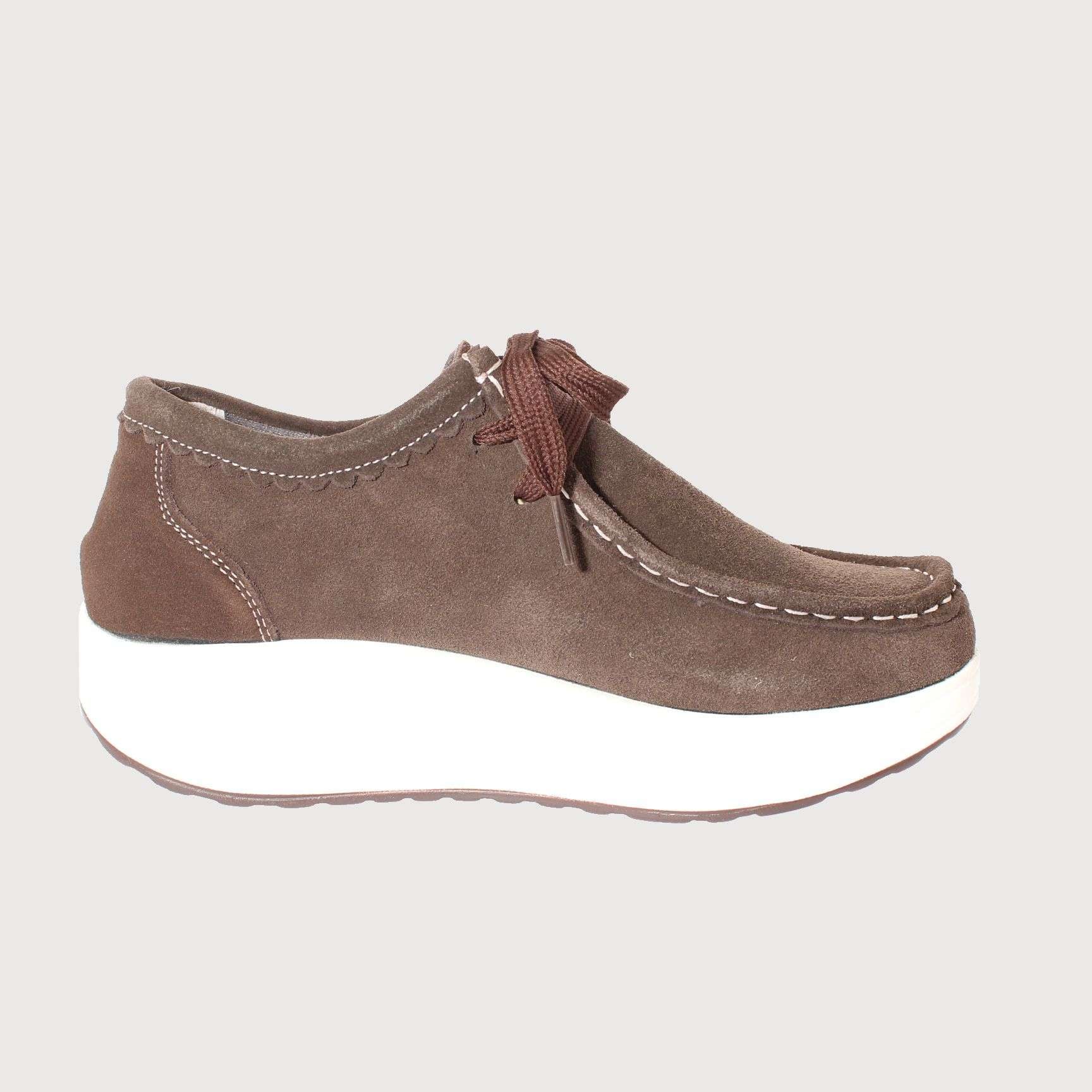 MOCASINES MUJER VIA FRANCA TEXTIL MARRÓN CONFORT ART. 52110B31156D - 4
