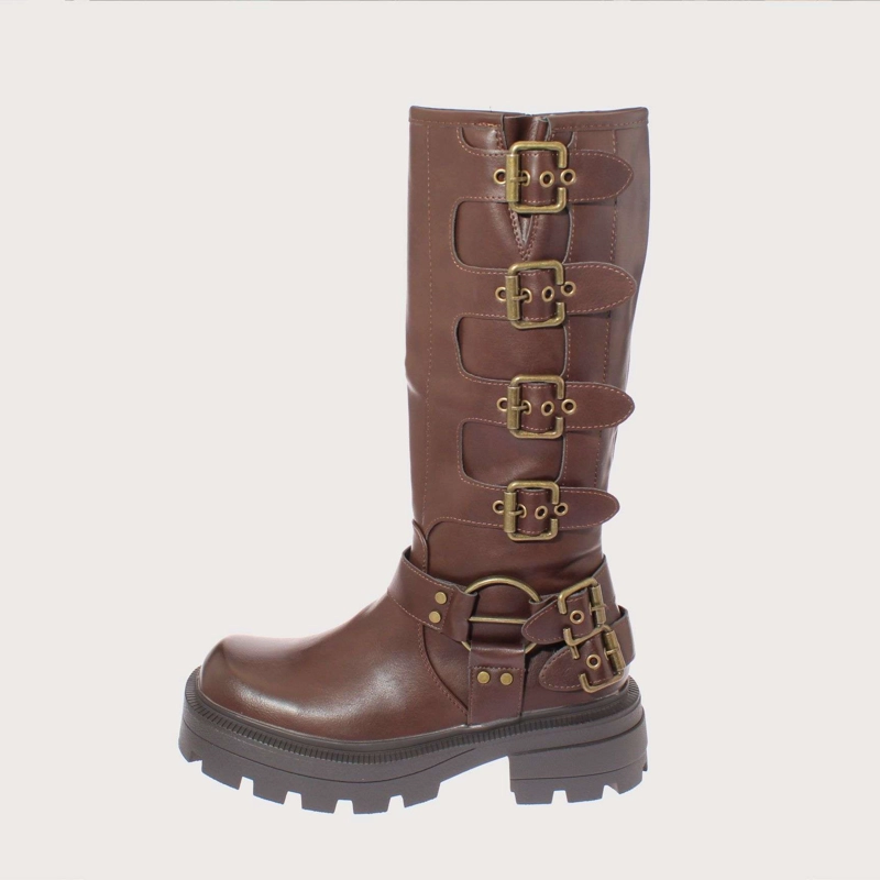 BOTAS MUJER VÍA FRANCA CAFÉ ART. 5XZN582ABROWN - 2