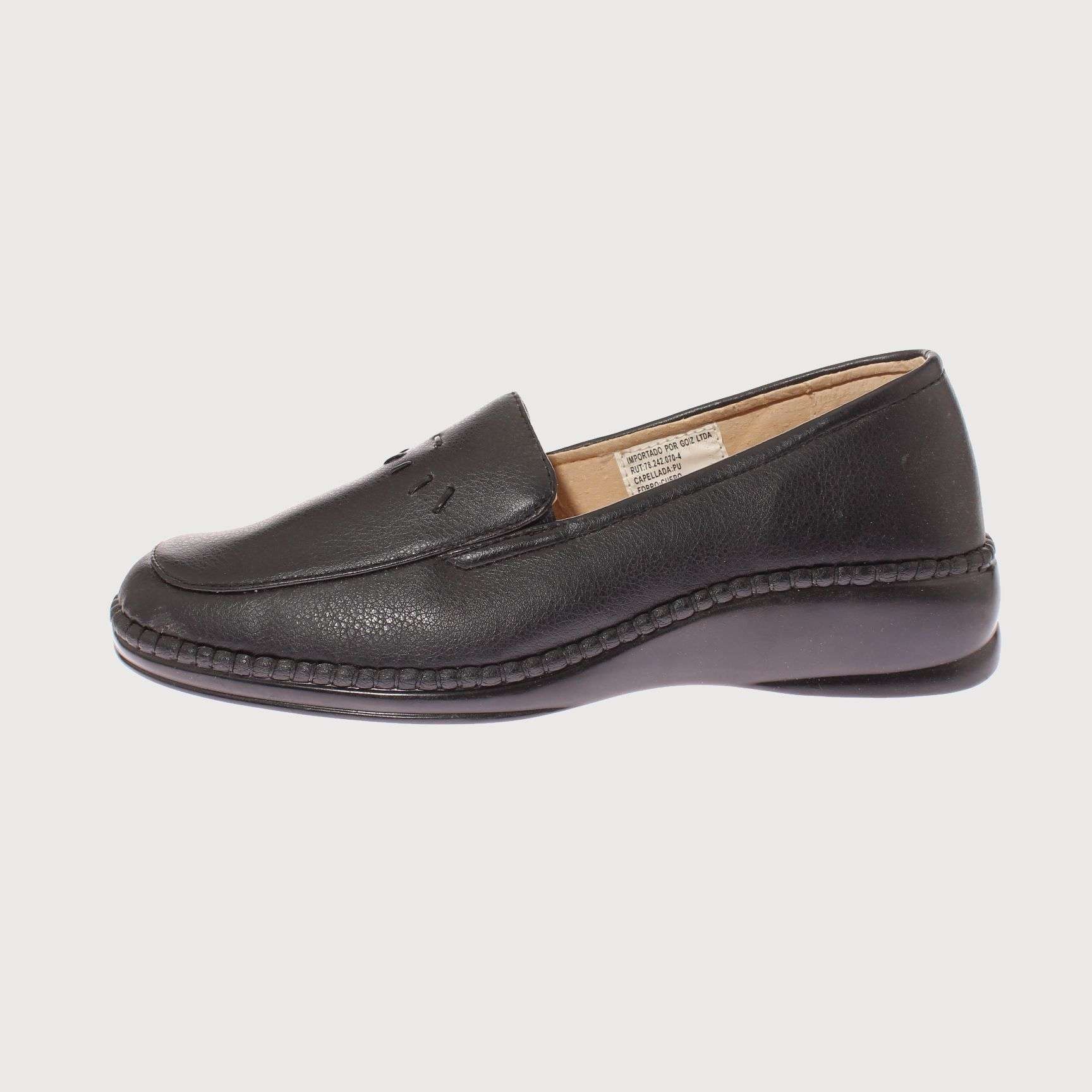 MOCASINES MUJER VIA FRANCA NEGRO MARCHE ART 5L00504246 - 2