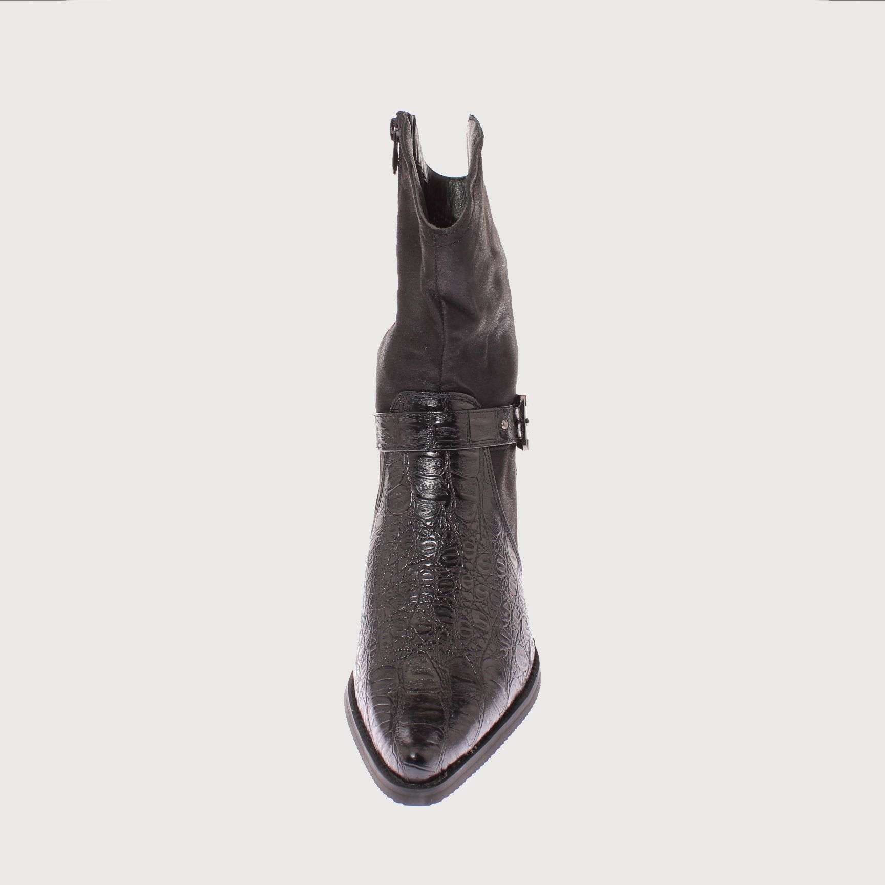 BOTAS MUJER VÍA FRANCA NEGRO VAQUERA ART. 52107BLACK - 3