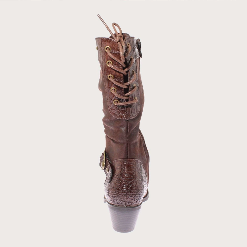 BOTAS MUJER VÍA FRANCA VAQUERA COFFEE ART. 521091COFFEE - 5