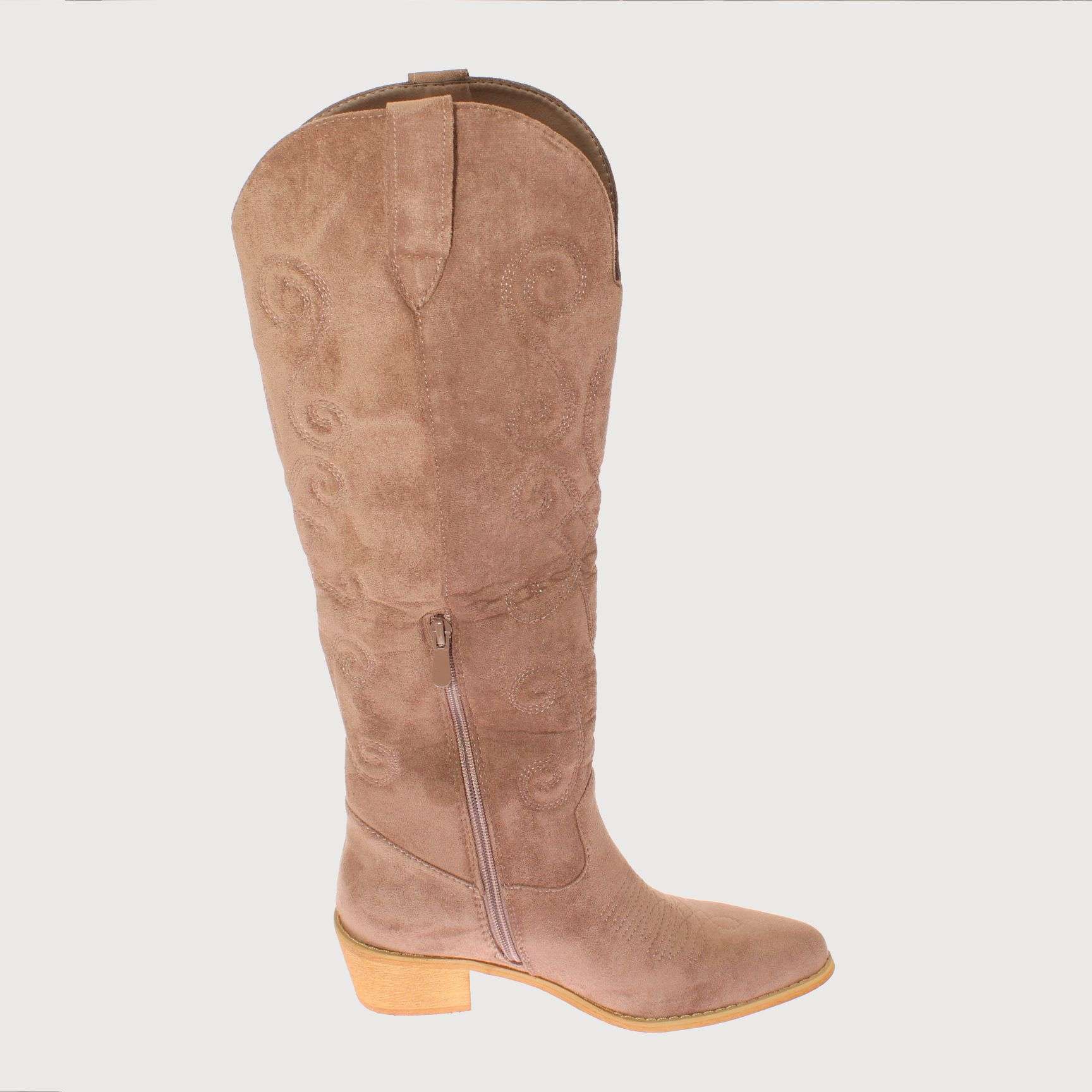 Ripley - BOTAS MUJER VÍA FRANCA KHAKI ART. 5CC217KHAKI