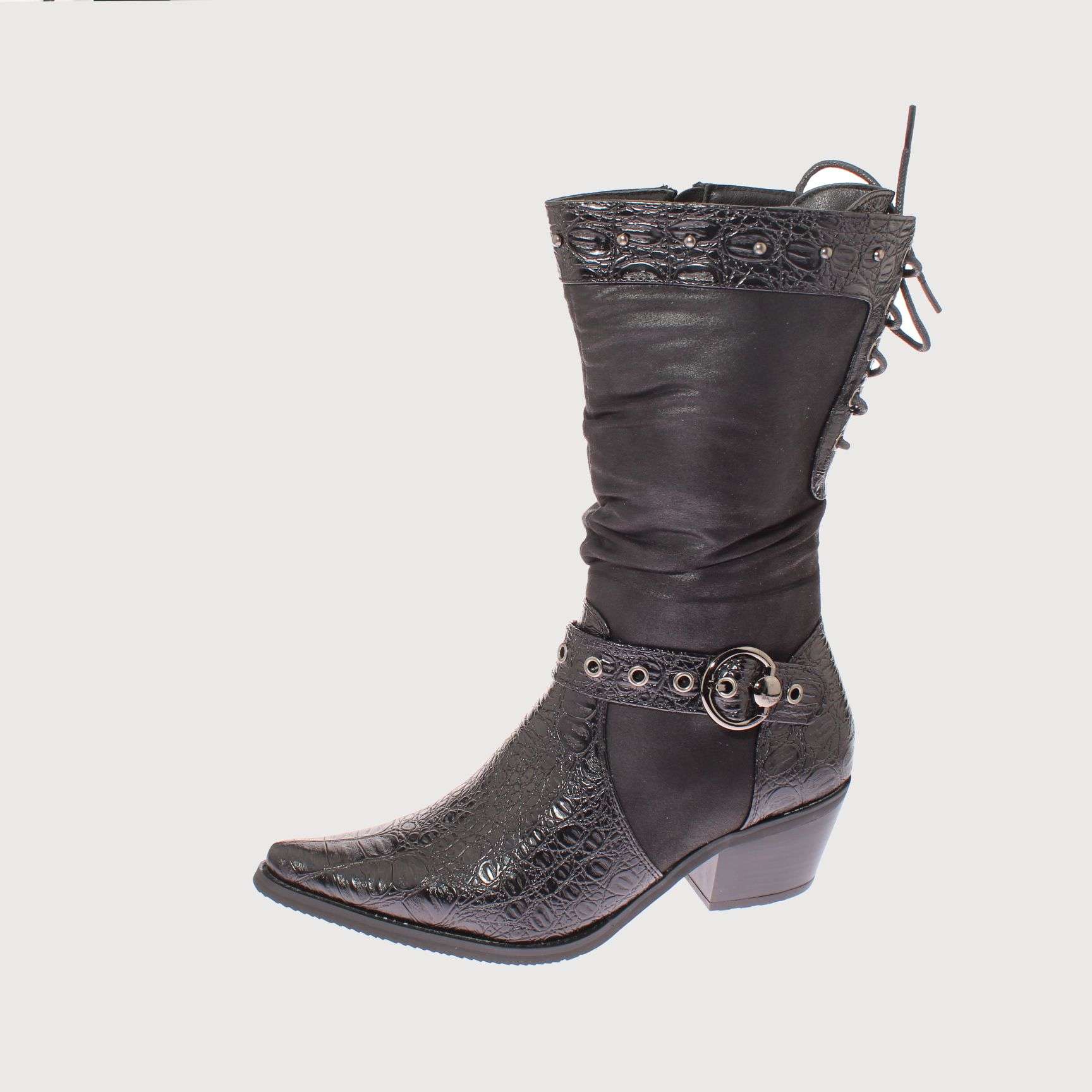 BOTAS MUJER VÍA FRANCA NEGRO VAQUERA ART. 52109BLACK - 2