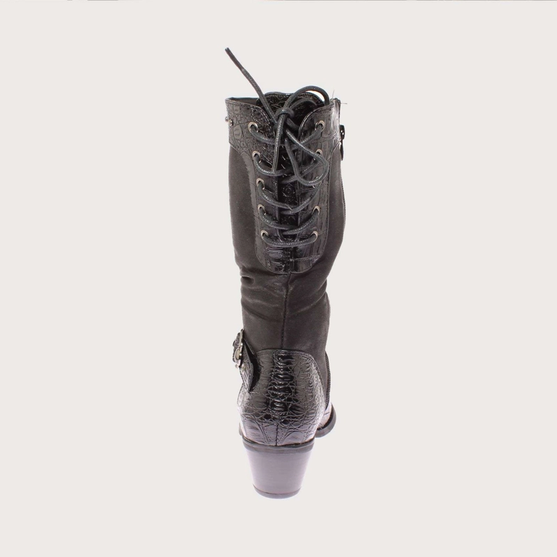 BOTAS MUJER VÍA FRANCA NEGRO VAQUERA ART. 52109BLACK - 5