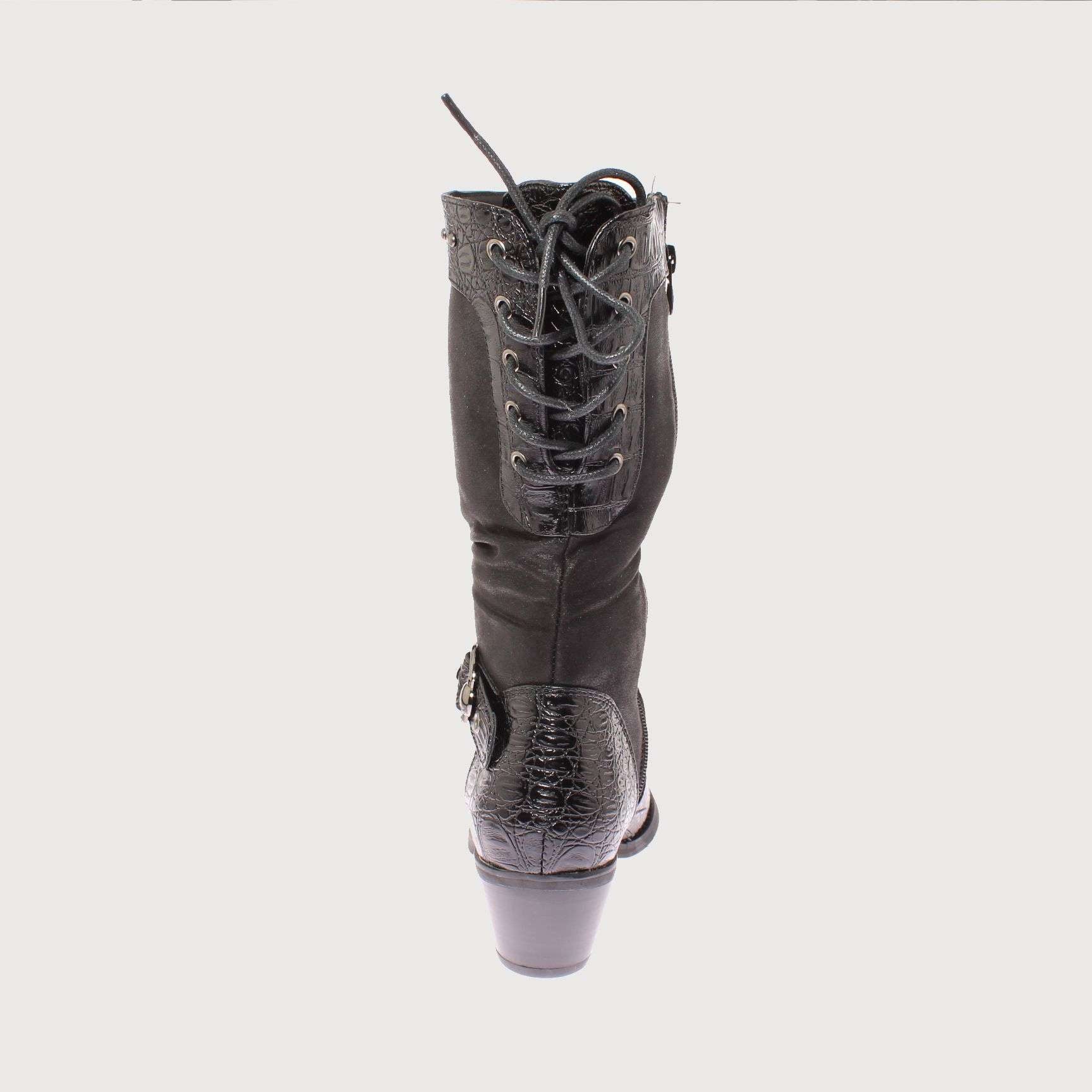 BOTAS MUJER VÍA FRANCA NEGRO VAQUERA ART. 52109BLACK - 5