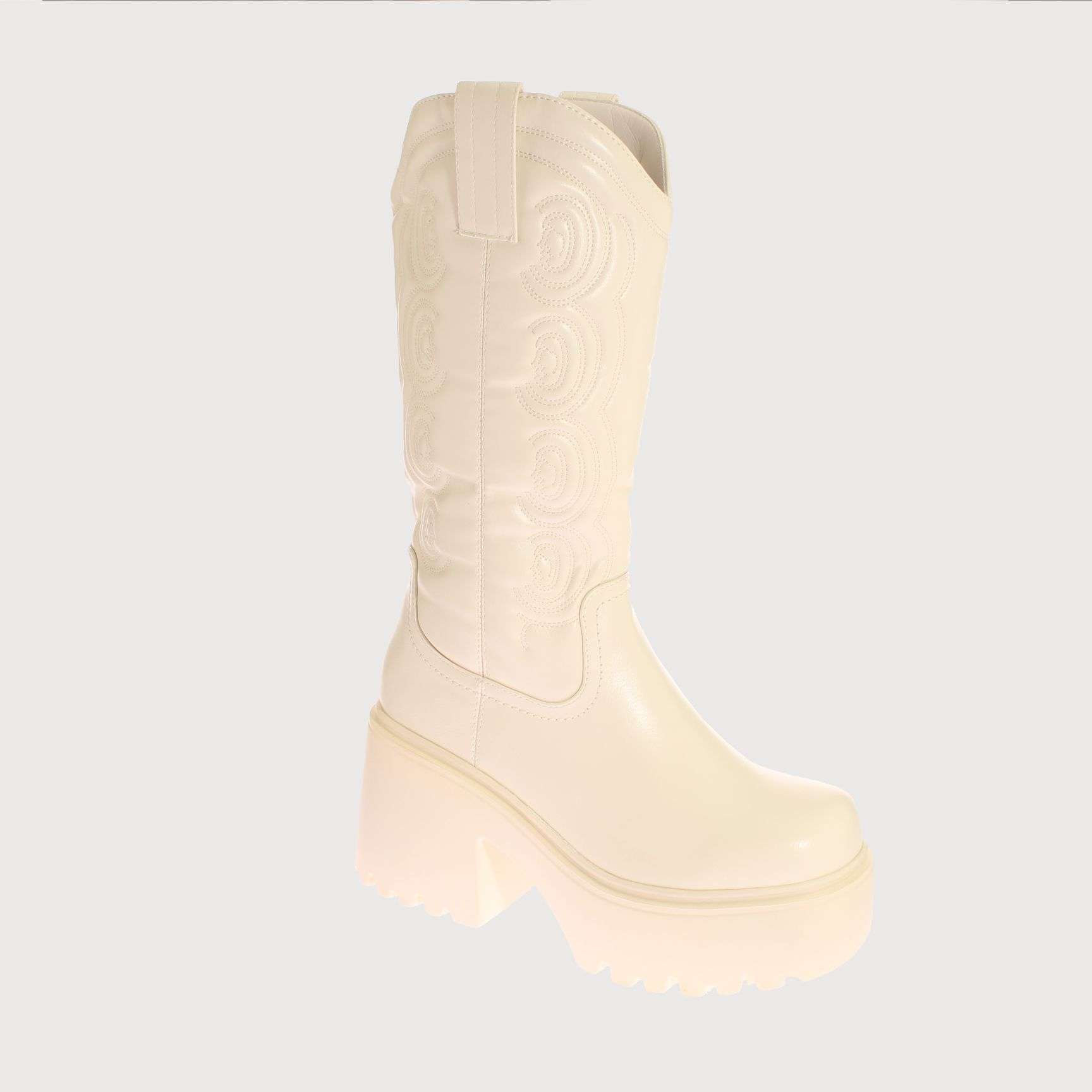 BOTAS MUJER VÍA FRANCA BLANCO TERRAPLEN ART. 5XZN584BBEIGE - 1