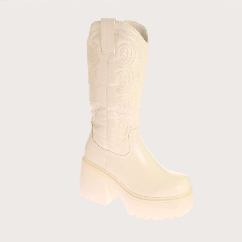 BOTA TERRAPLEN BLANCO VIA FRANCA ART. 5XZN584BBEIGE - 1