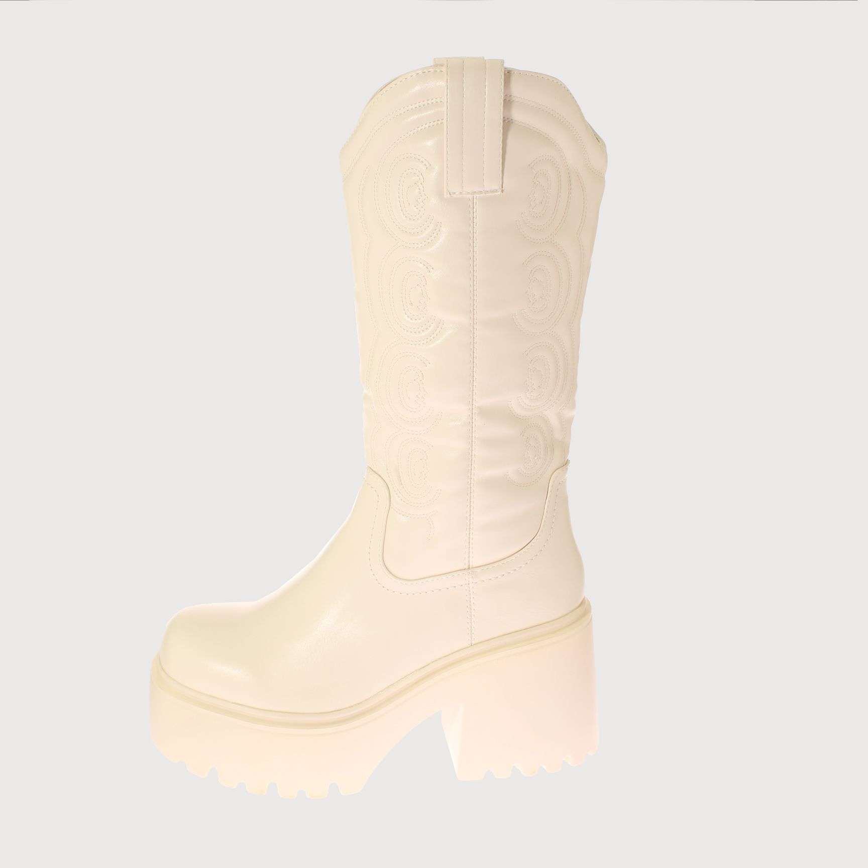 BOTAS MUJER VÍA FRANCA BLANCO TERRAPLEN ART. 5XZN584BBEIGE - 2