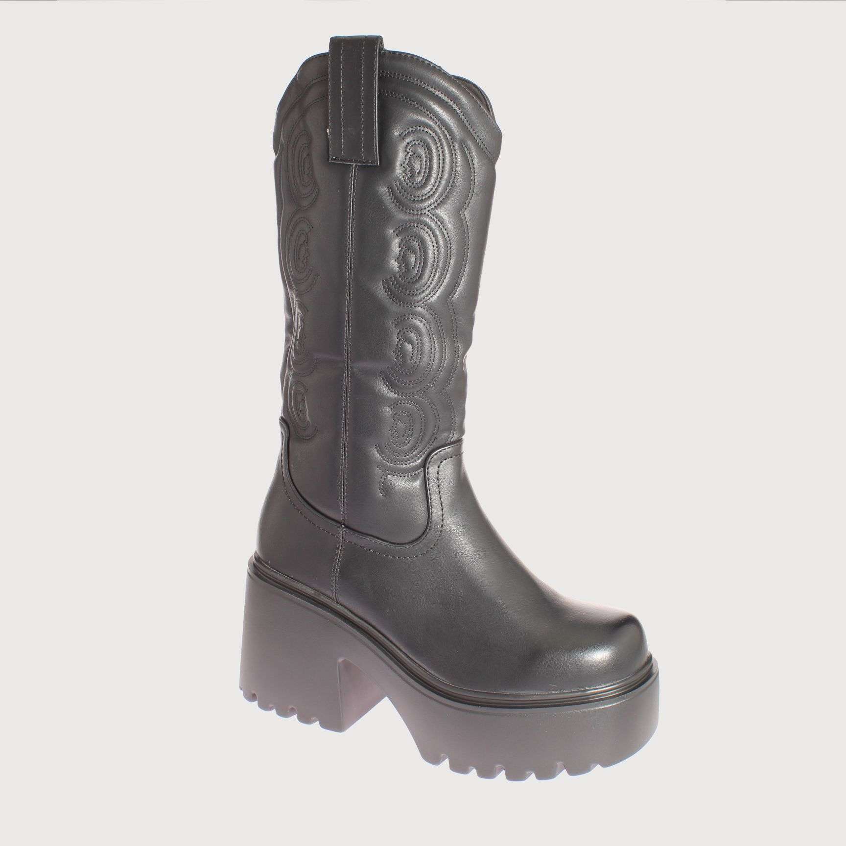 BOTAS MUJER VÍA FRANCA TERRAPLEN ART. 5XZN584ANEGRO - 1