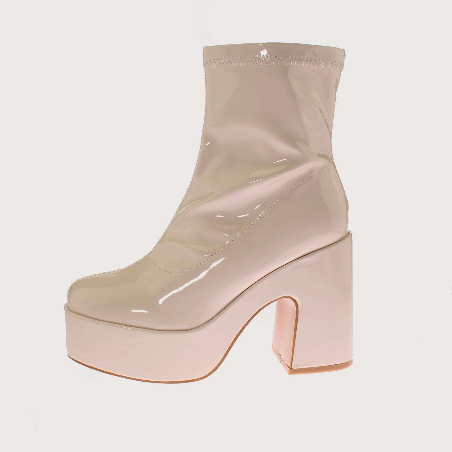 BOTAS MUJER VÍA FRANCA BEIGE TERRAPLEN ANDARINA ART. 506881ANUDE - 2