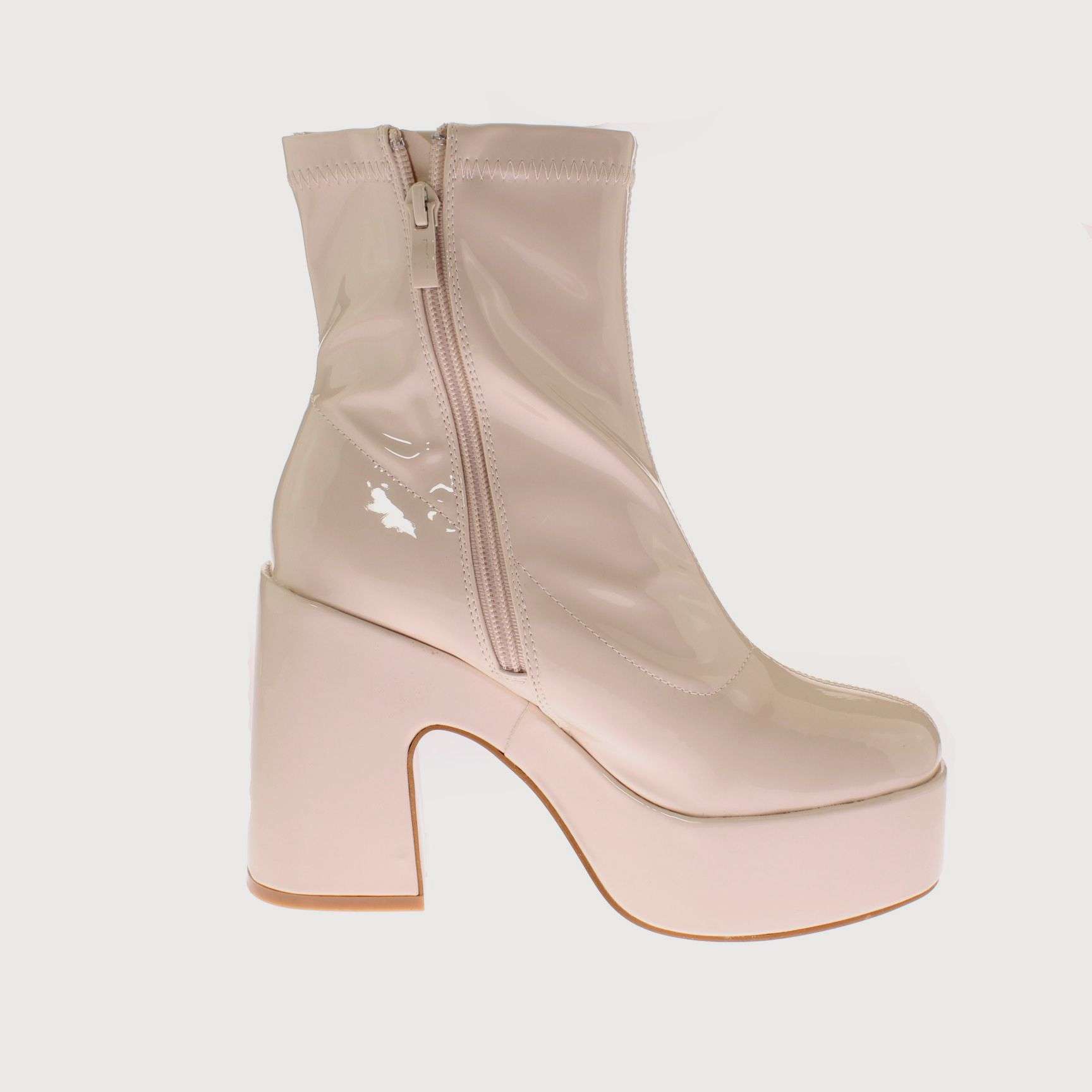 BOTAS MUJER VÍA FRANCA BEIGE TERRAPLEN ANDARINA ART. 506881ANUDE - 4