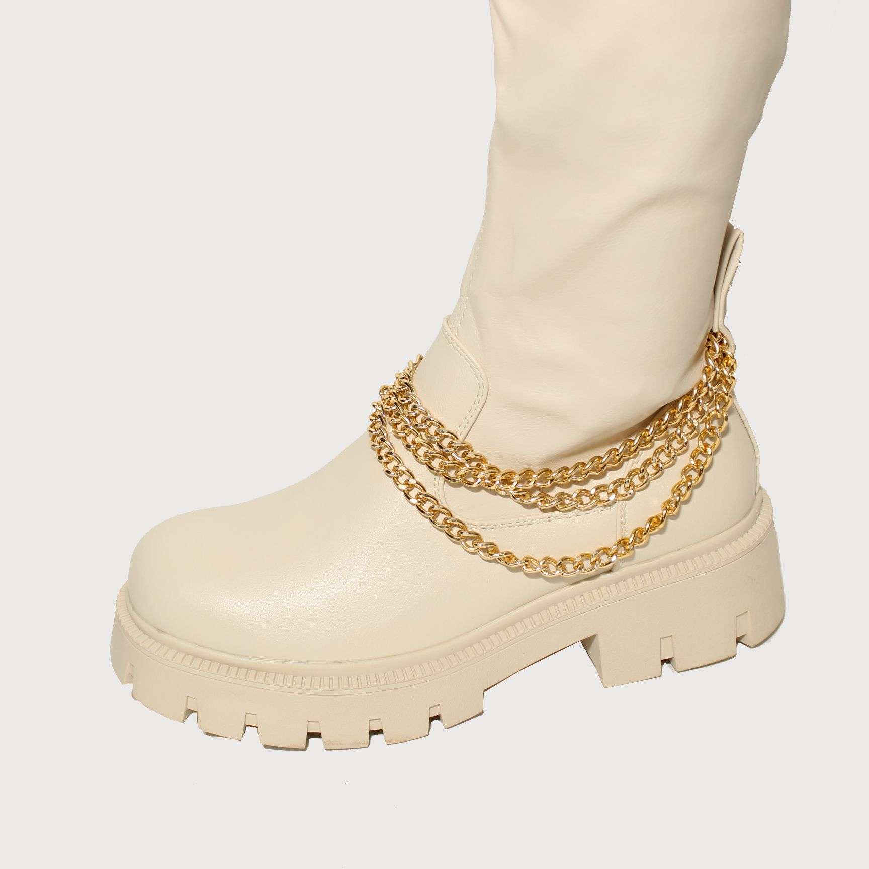 BOTAS MUJER VÍA FRANCA BEIGE ART. 58905BEIGE - 9