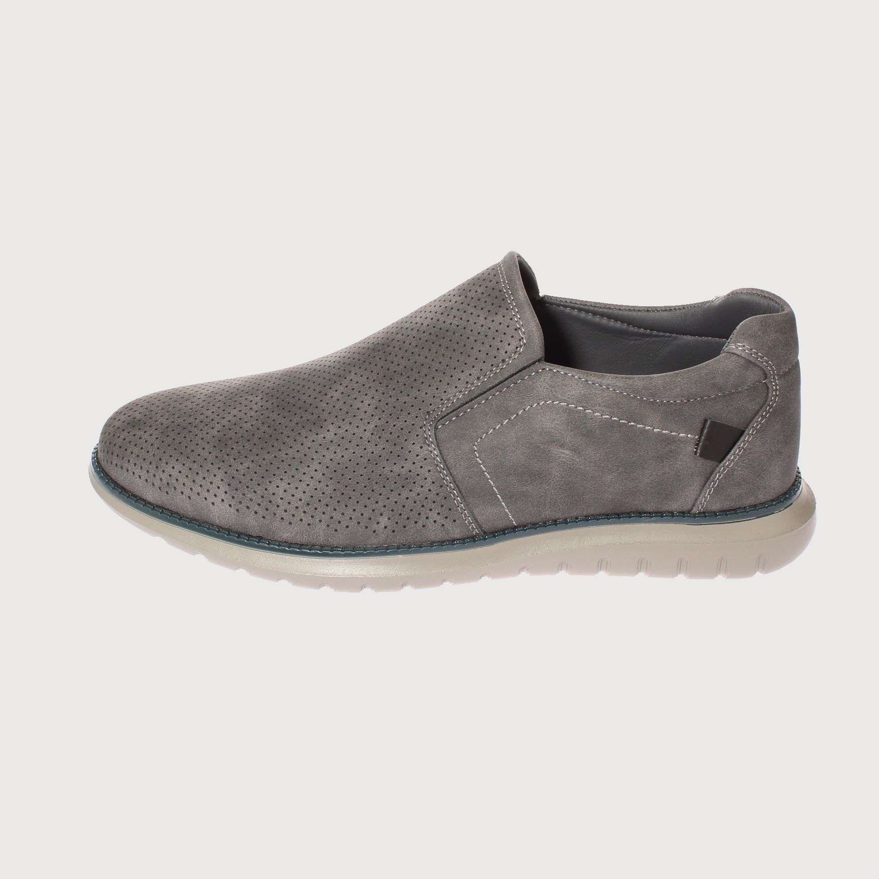 MOCASINES HOMBRE VIA FRANCA ART. 8PLX653B GRIS - 2