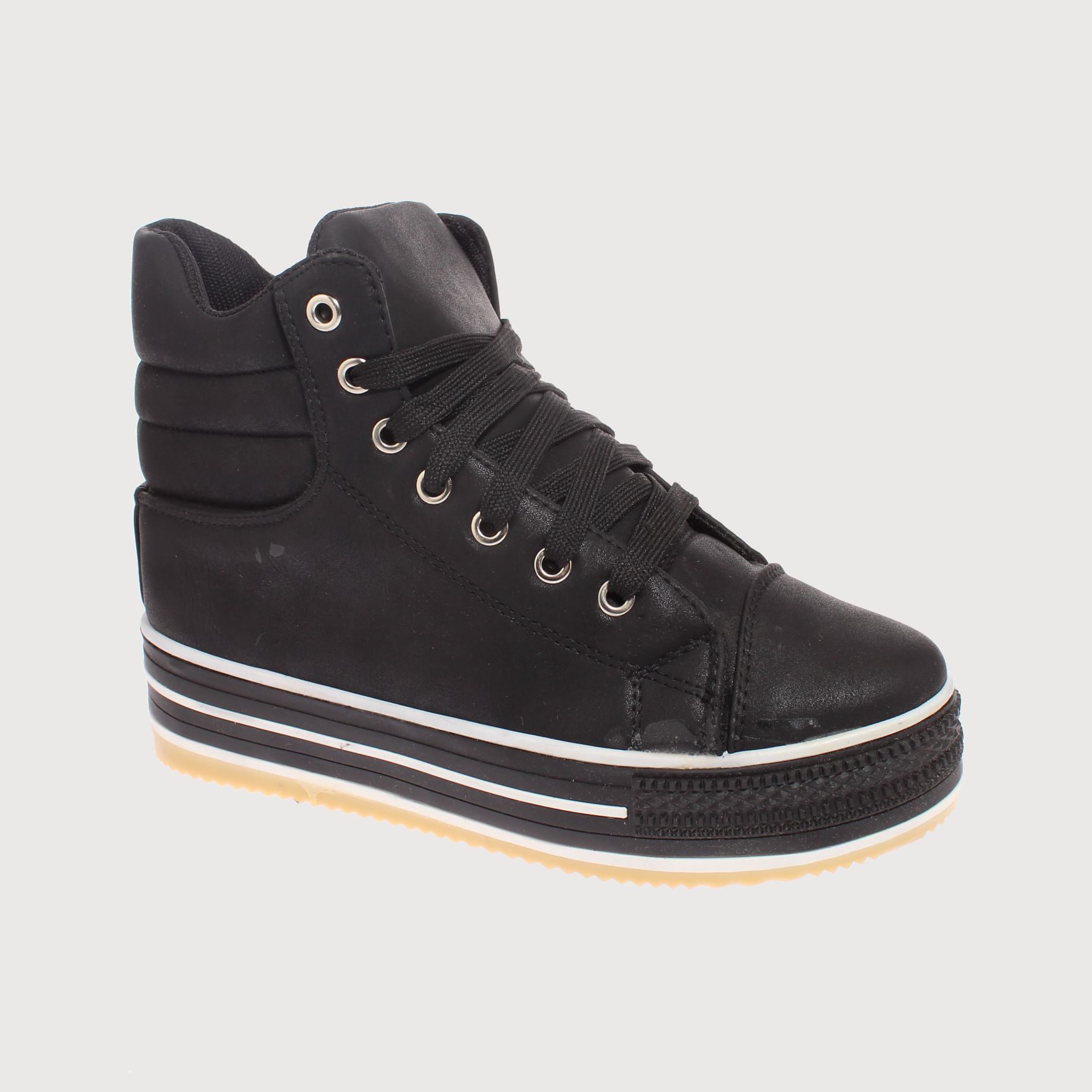 ZAPATILLAS MUJER VIA FRANCA CASUALES NEGRO CAÑA ART. 5A2BLACK - 1
