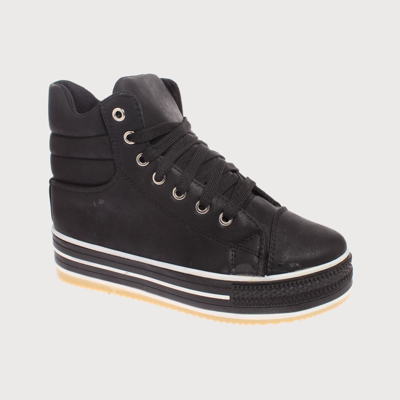 ZAPATILLAS MUJER VIA FRANCA CASUALES NEGRO CAÑA ART. 5A2BLACK - 1