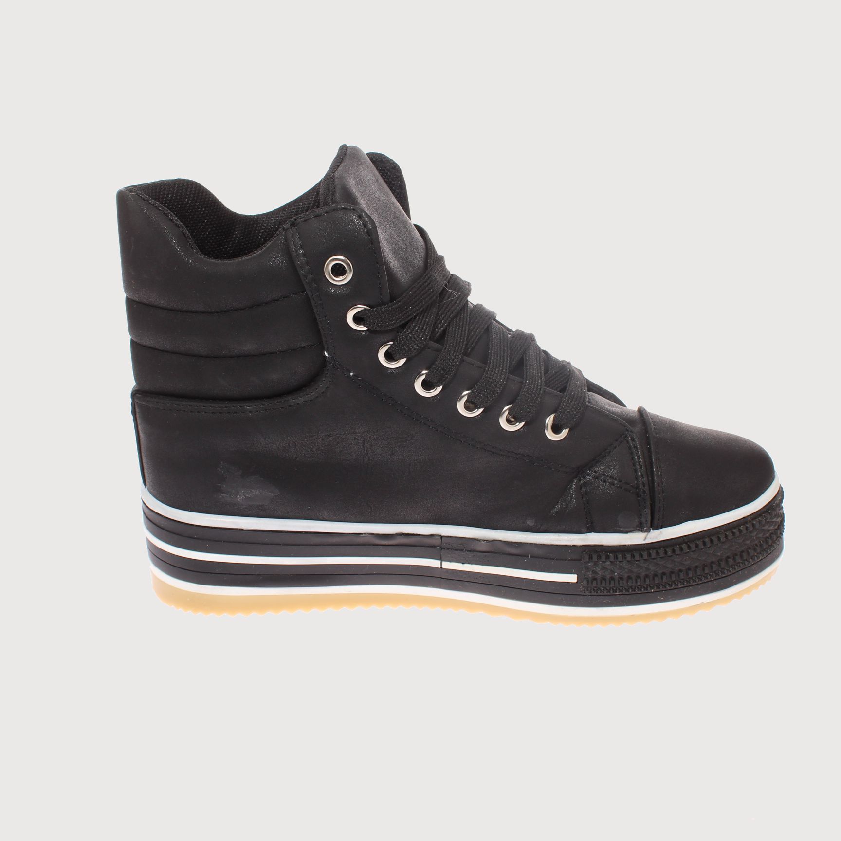 ZAPATILLAS MUJER VIA FRANCA CASUALES NEGRO CAÑA ART. 5A2BLACK - 2