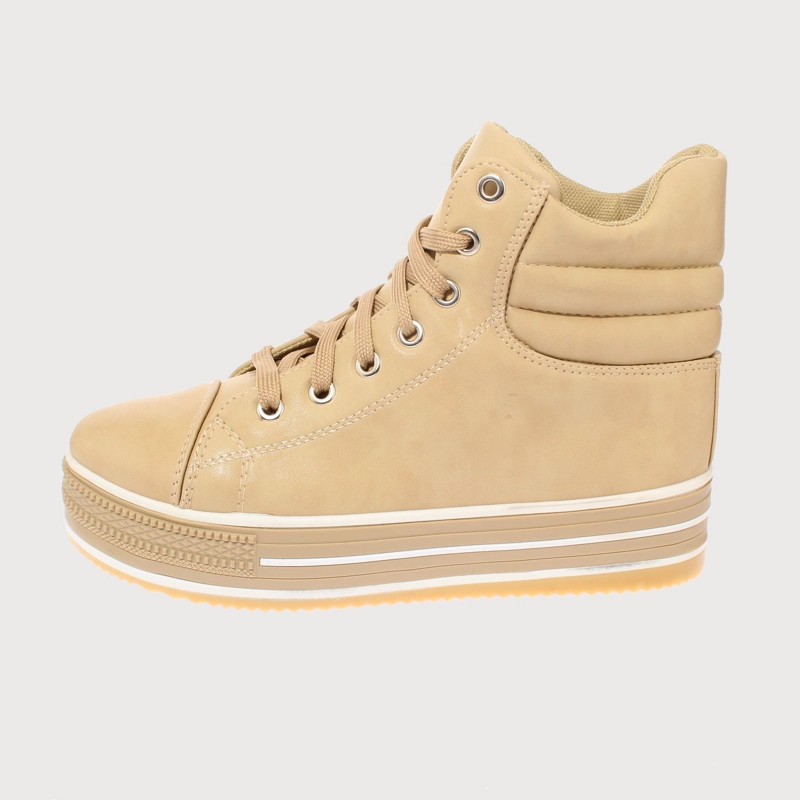 ZAPATILLAS MUJER VIA FRANCA CASUALES BEIGE CAÑA ART. 5A2WHEAT - 1