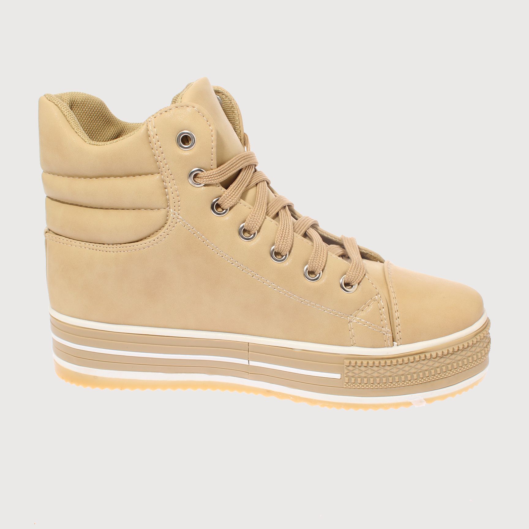 ZAPATILLAS MUJER VIA FRANCA CASUALES BEIGE CAÑA ART. 5A2WHEAT - 2