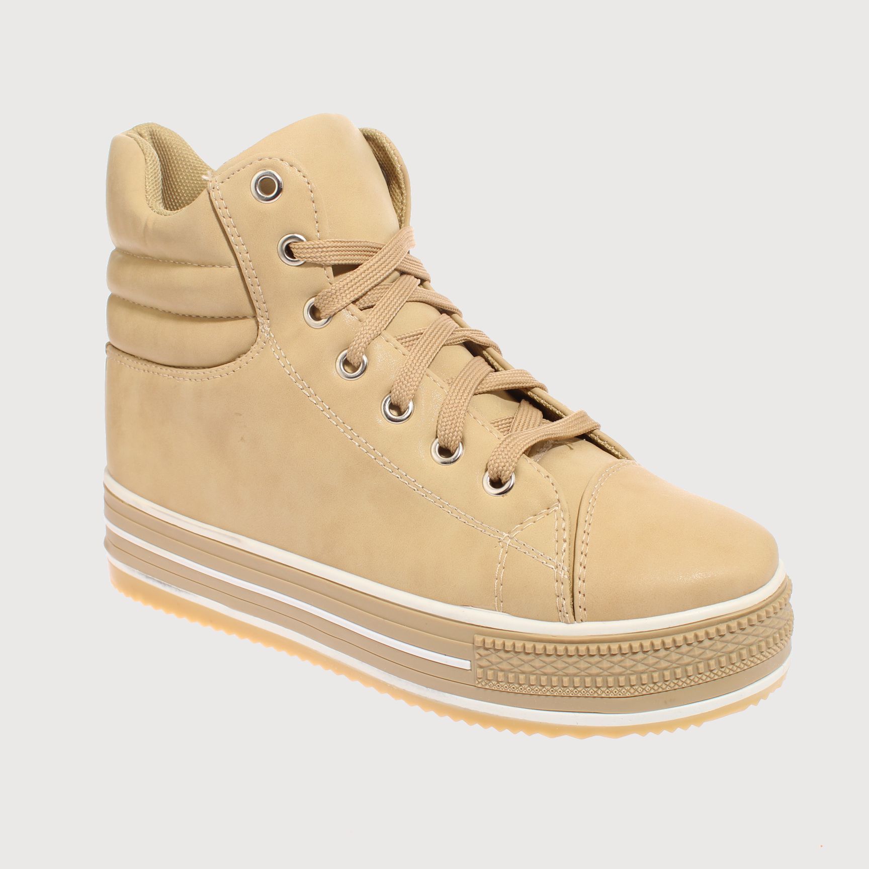 ZAPATILLAS MUJER VIA FRANCA CASUALES BEIGE CAÑA ART. 5A2WHEAT - 4