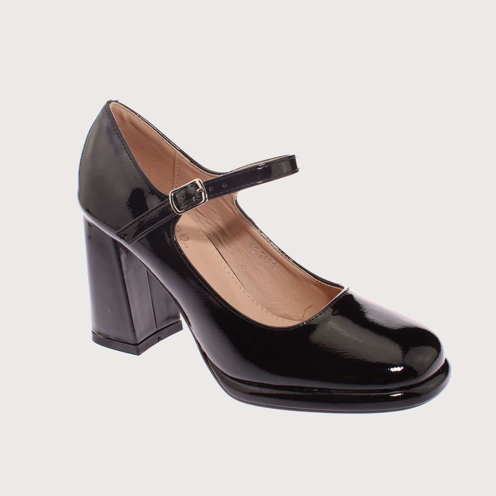 ZAPATO TACÓN NEGRO VÍA FRANCA ART. 5W117BLACK - 1